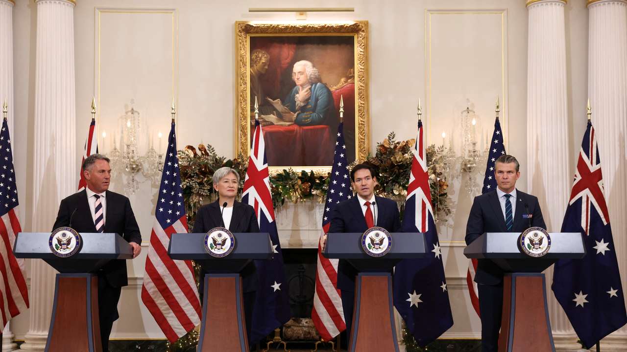 Rubio hosts Australia-United States Ministerial Consultations the State Department in Washington