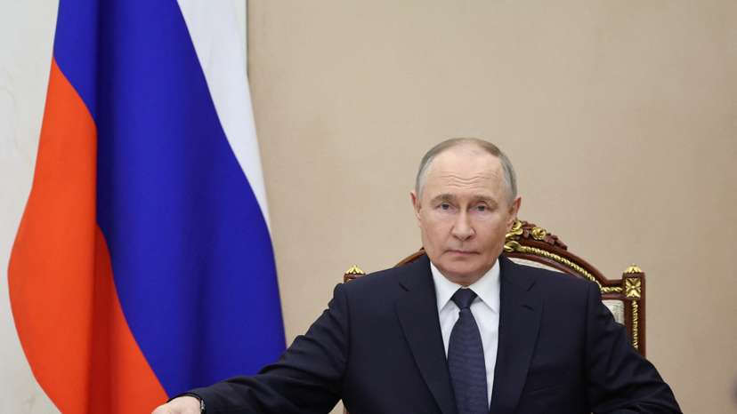 Russia's President Putin discusses Ukraine talks with senior officials in Moscow