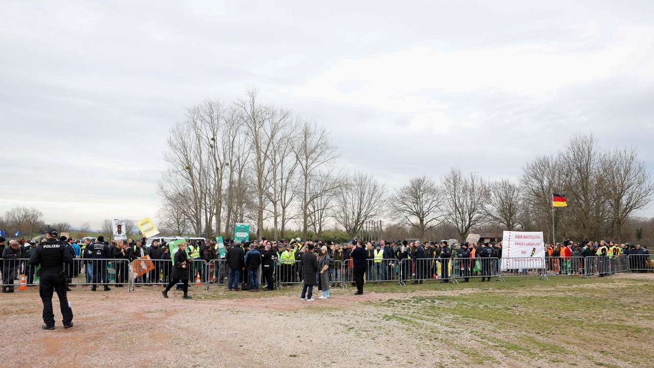 FILE PHOTO: German farmers protest against planned cut of vehicle tax subsidies Freiburg