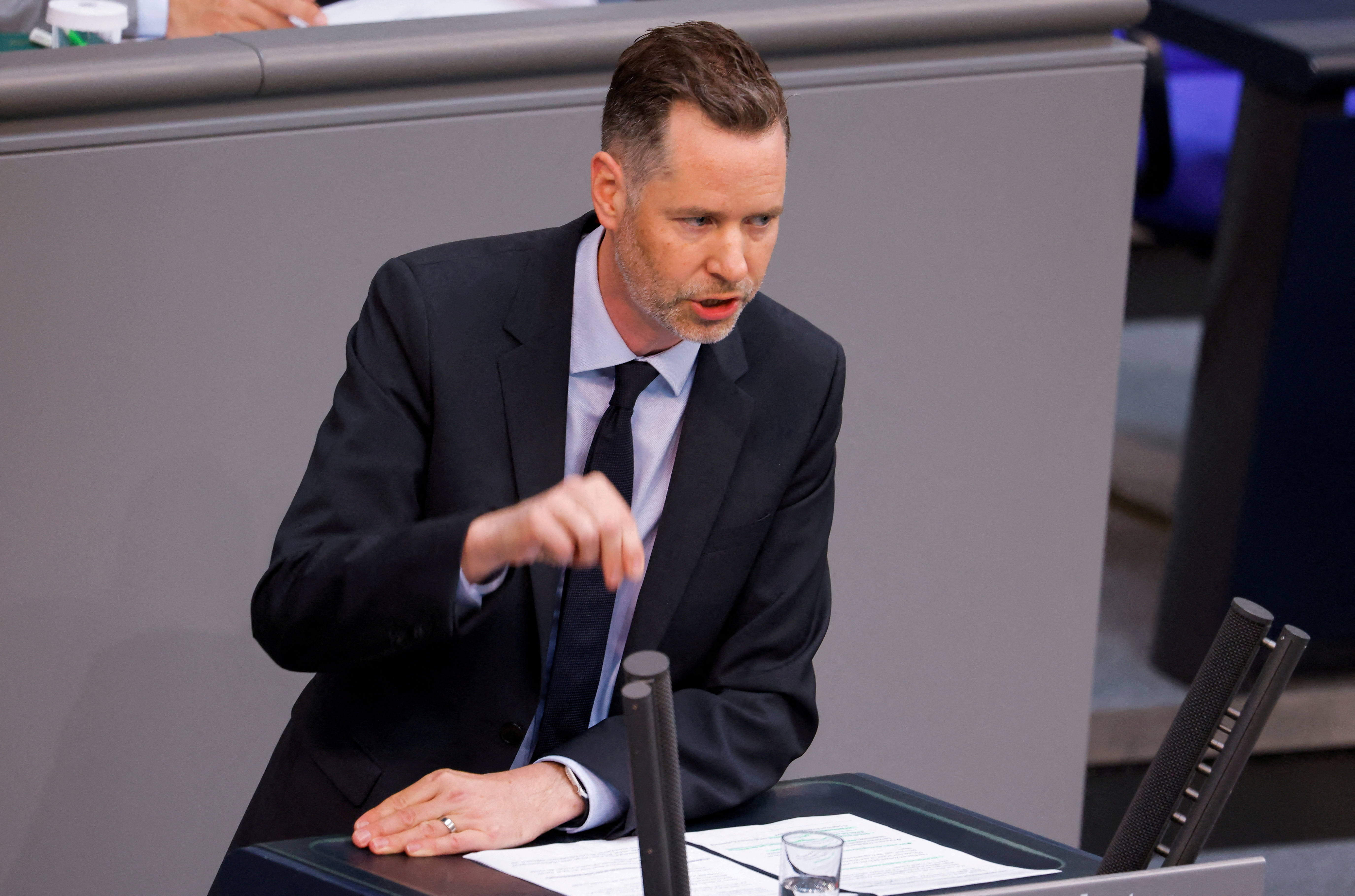 FILE PHOTO: German lower house of parliament (Bundestag) session, in Berlin