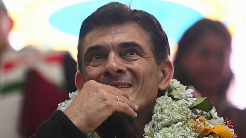 PDC candidate Rodrigo Paz inaugurates campaign house ahead of runoff election, in El Alto