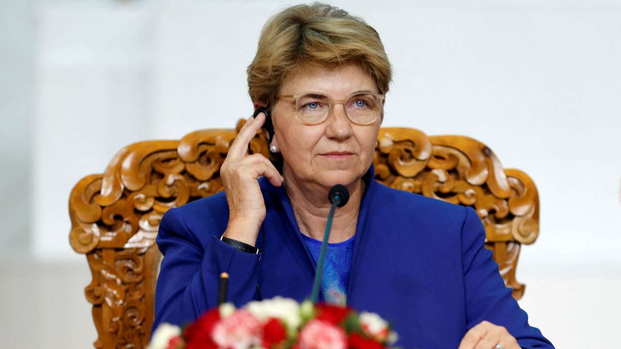 FILE PHOTO: Switzerland's President Amherd visits Mongolia