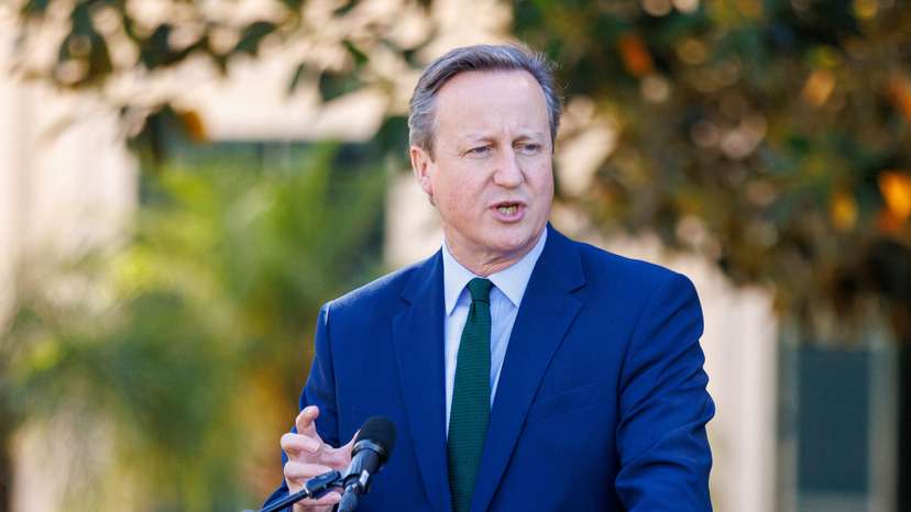 Britain's Foreign Secretary Cameron at AUKMIN in Adelaide
