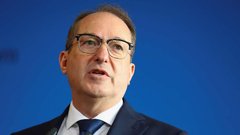 German Interior Minister Dobrindt gives a statement on the ban of "Kingdom of Germany" organization, in Berlin