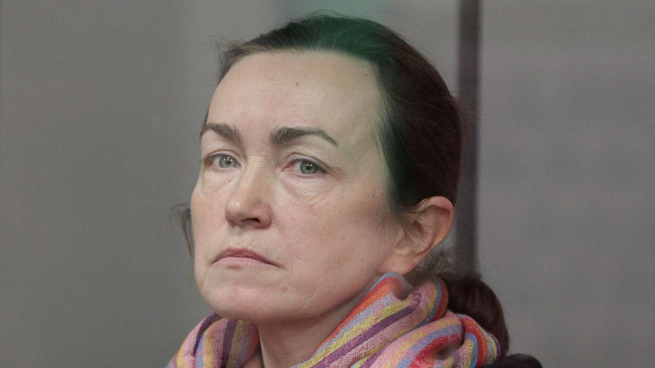 Journalist Alsu Kurmasheva attends a court hearing in Kazan