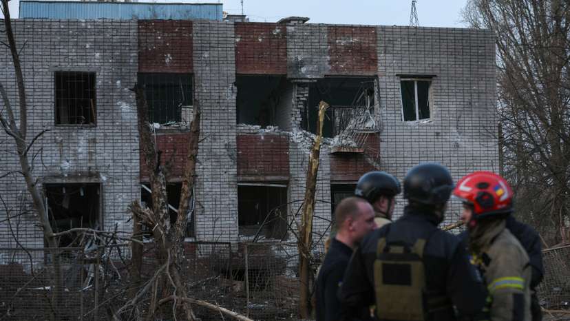 Aftermath of a Russian missile attack in Dnipro