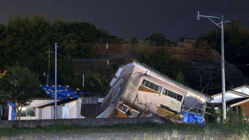 Earthquake in southwestern Japan