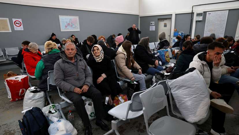 FILE PHOTO: rRefugees live at the central welcome center for refugees in Giessen