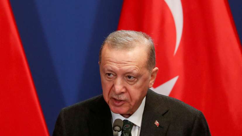 FILE PHOTO: Turkish President Recep Tayyip Erdogan visits Budapest