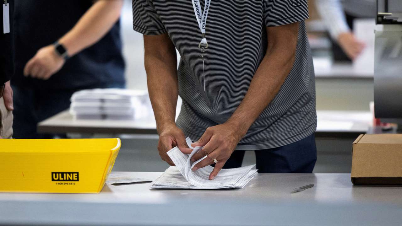 FILE PHOTO: Republicans and Democrats vote in Pennsylvania primary elections