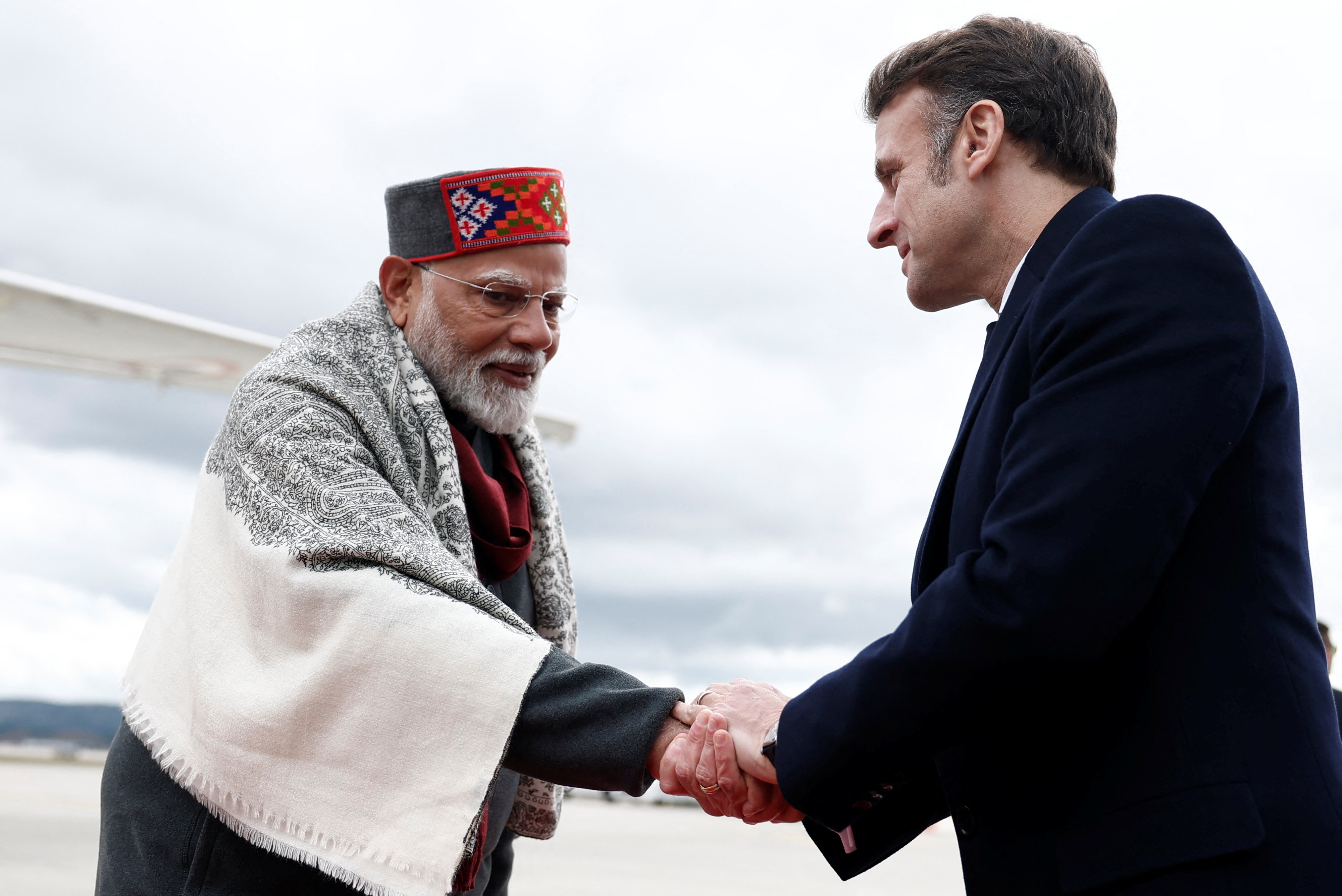 French President Macron and Indian Prime Minister Modi visit Marseille