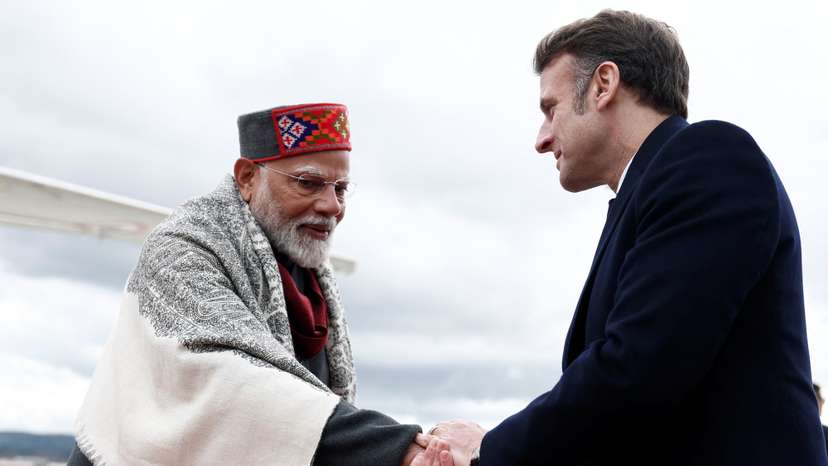 French President Macron and Indian Prime Minister Modi visit Marseille