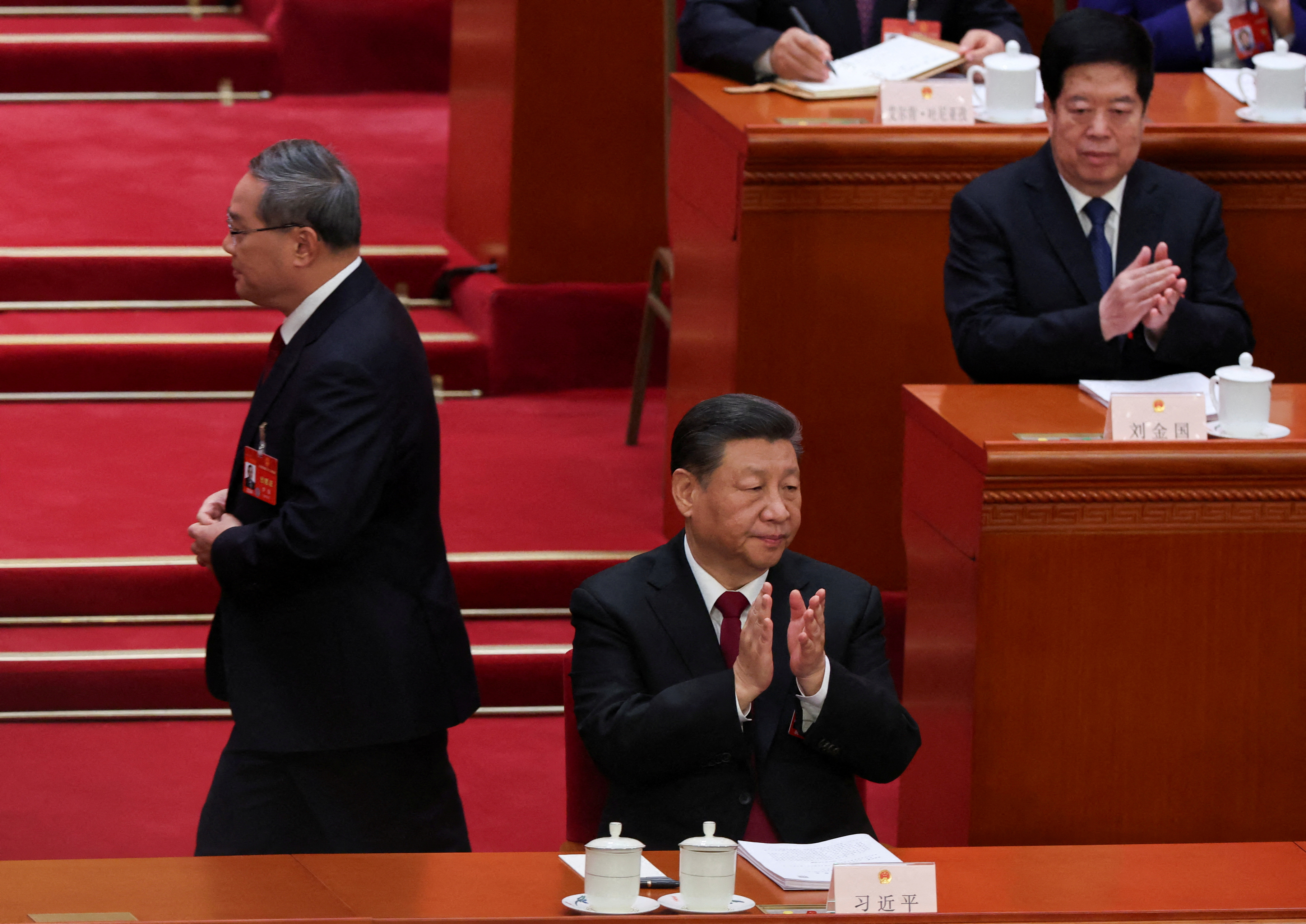 FILE PHOTO: Opening session of the National People's Congress (NPC) at the Great Hall of the People in Beijing