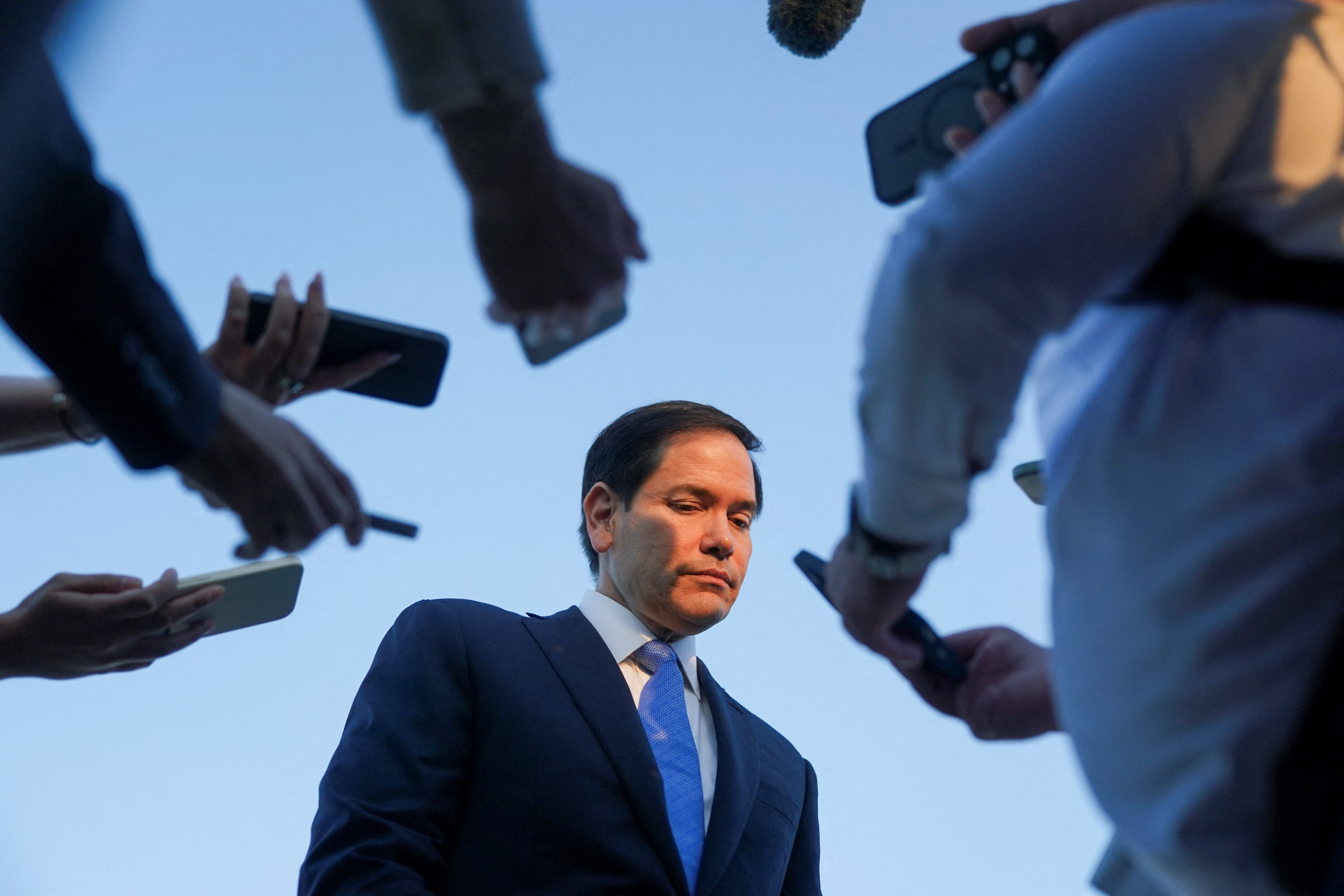 U.S. Secretary of State Rubio departs for Qatar after his visit to Israel