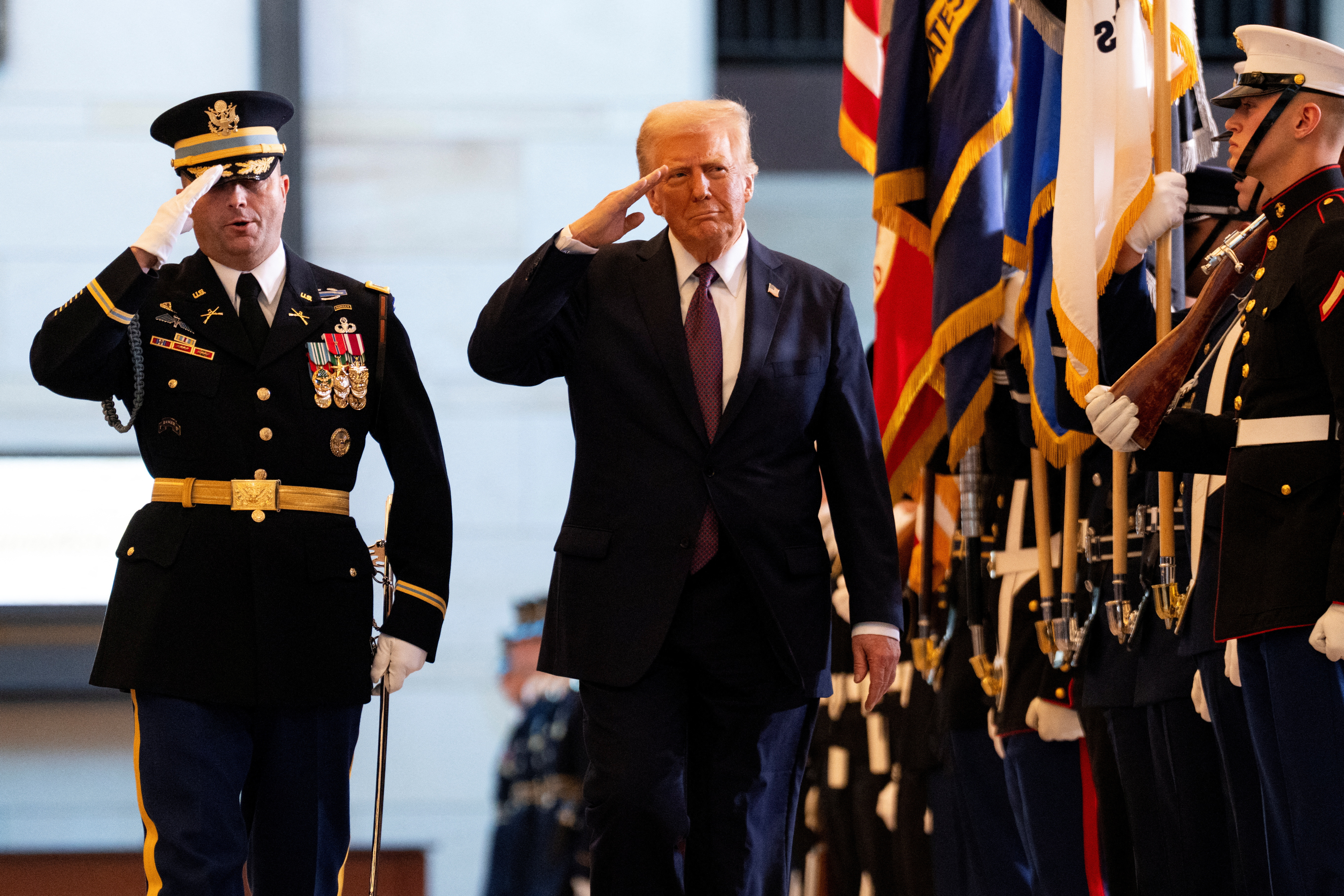 Inauguration ceremony for Trump's second presidential term