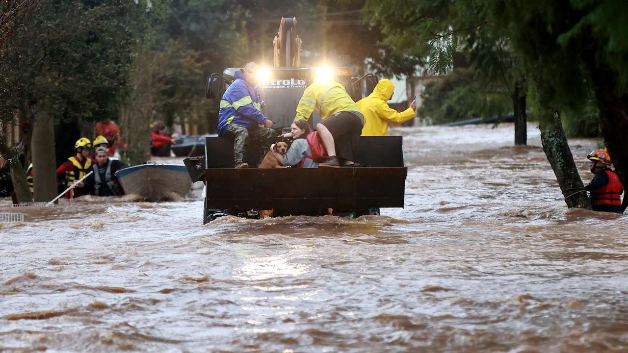 Flooding due to heavy rains in Rio Grande do Sul