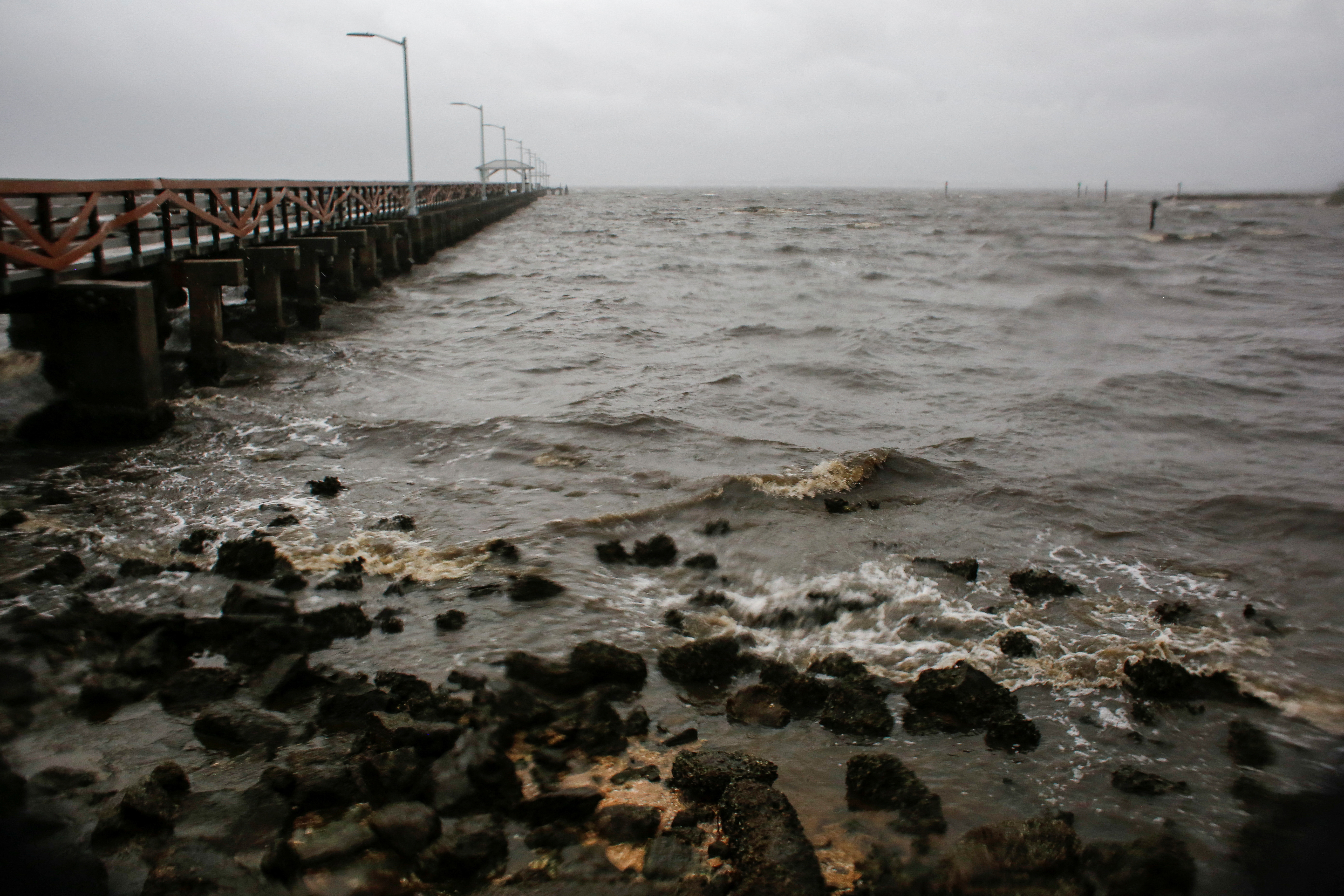 Hurricane Milton approaches, in Tampa