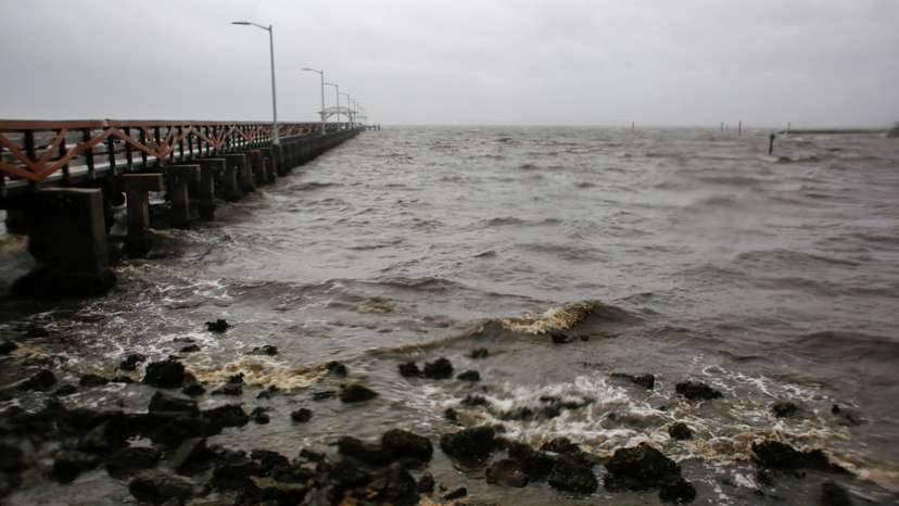 Hurricane Milton approaches, in Tampa