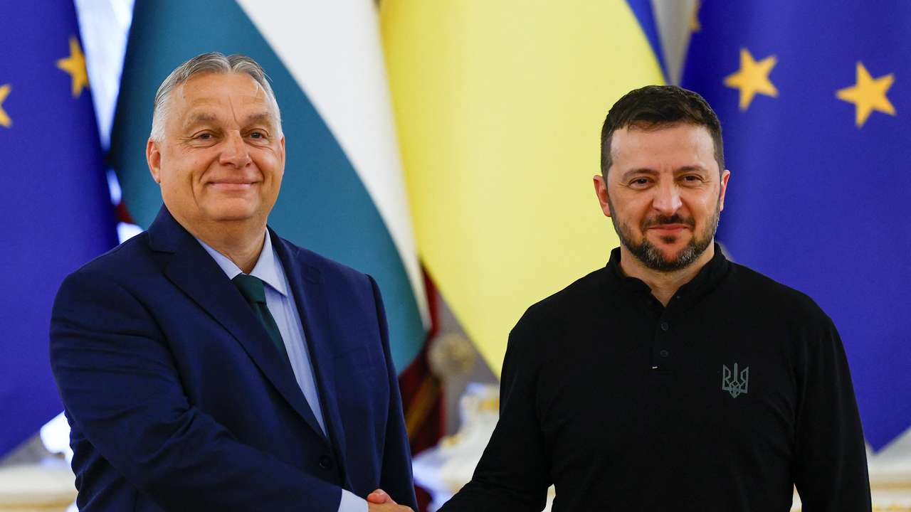 Hungary's Prime Minister Orban visits Ukraine