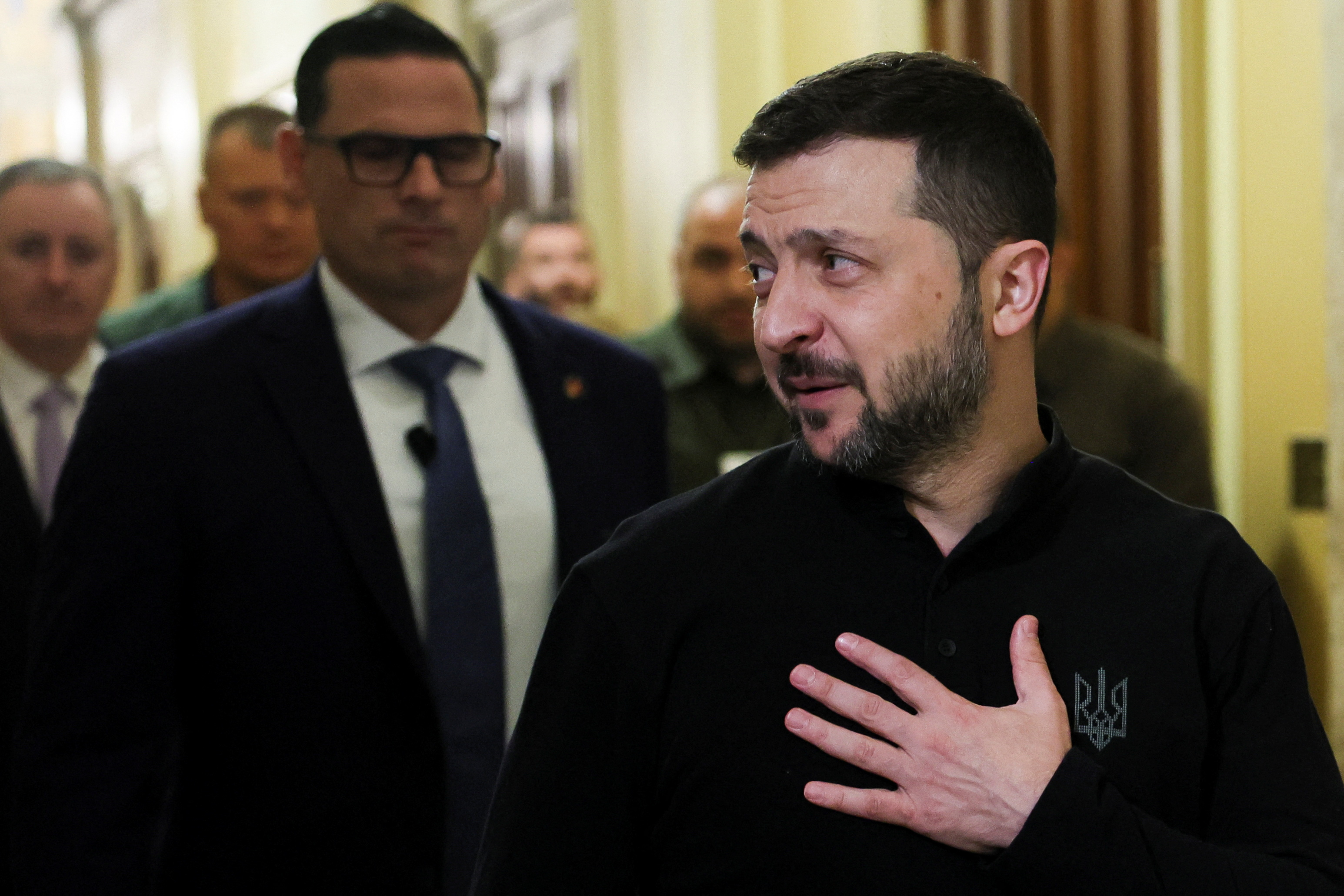 Ukraine's President Volodymyr Zelenskiy visits in Washington