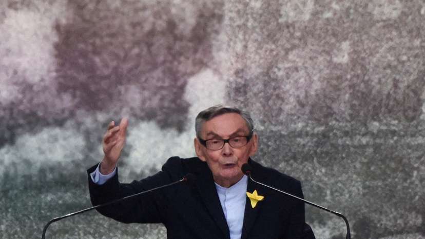 FILE PHOTO: Commemoration of the 80th anniversary of the Warsaw Ghetto Uprising, in Warsaw