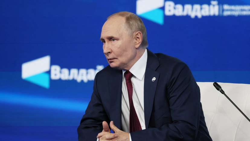 Russian President Putin attends Valdai forum in Sochi