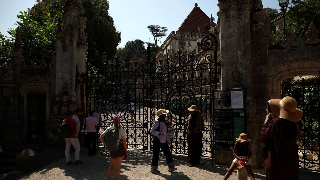 FILE PHOTO: Portuguese government issued a high-alert due to extreme heat and fire risk in Sintra