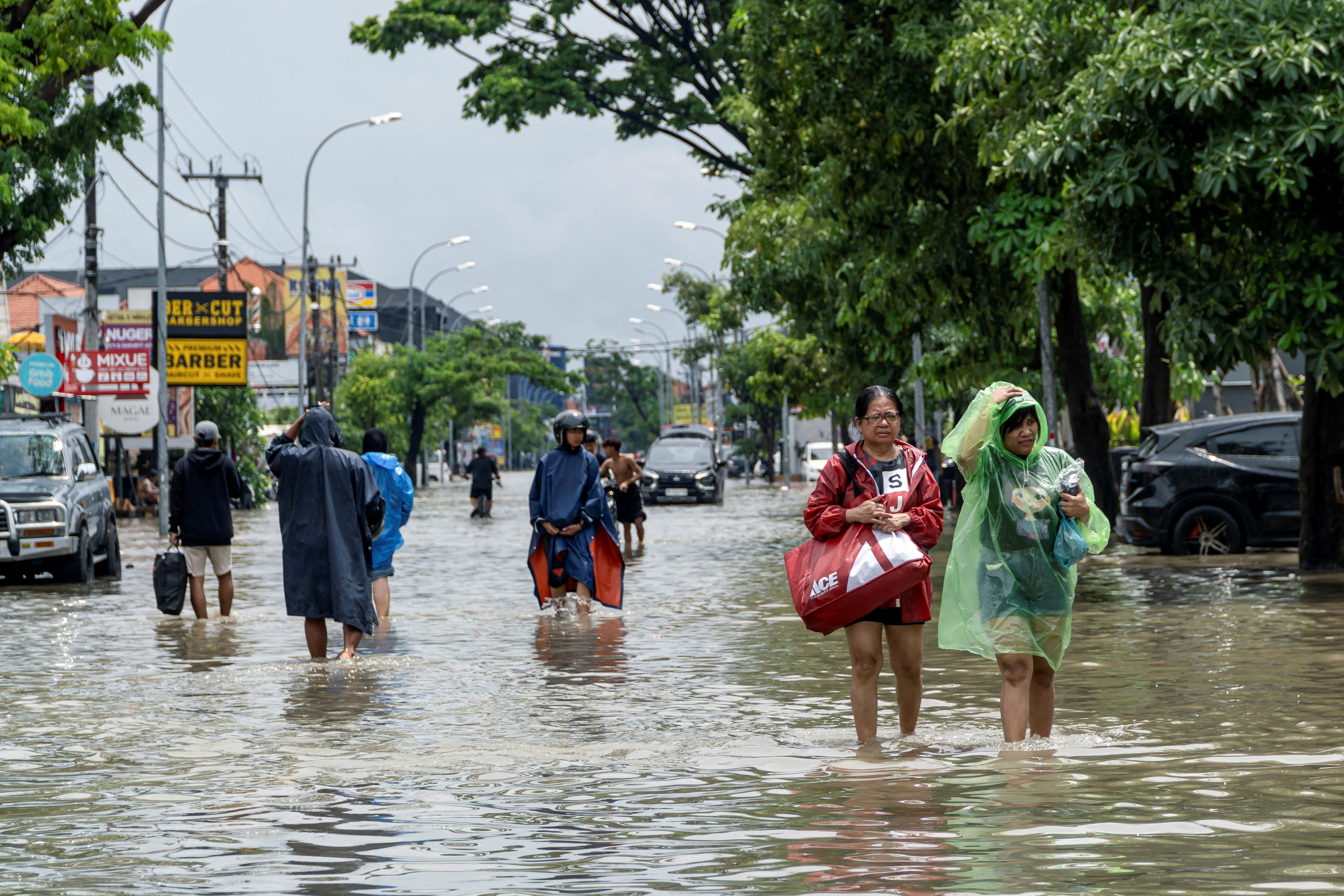 FILE PHOTO: Floods hit Bali