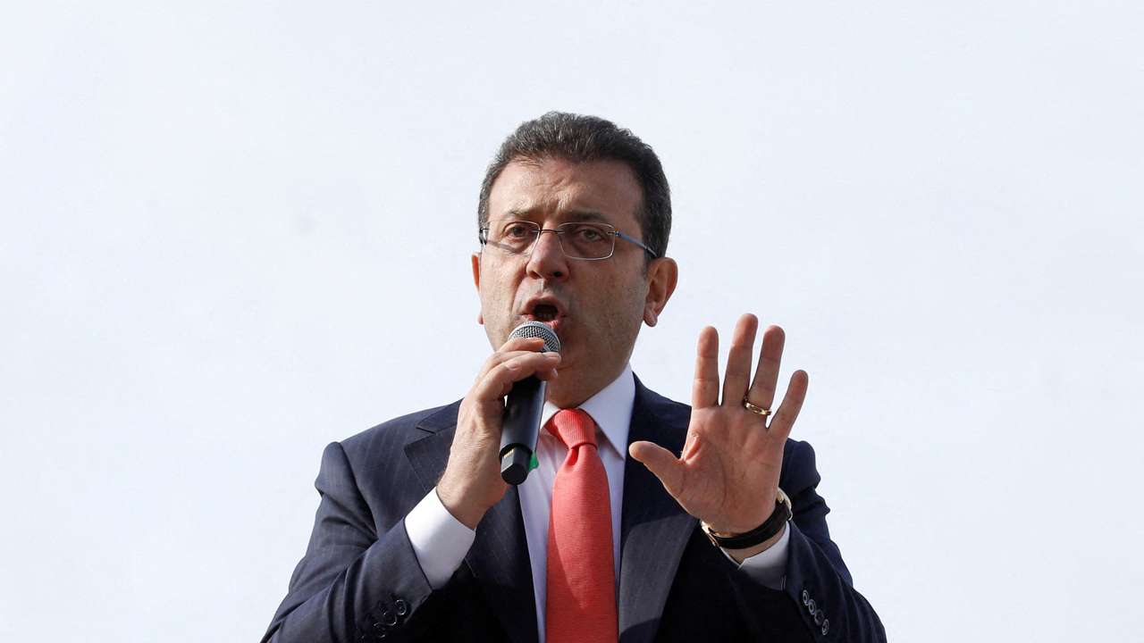 FILE PHOTO: Istanbul Mayor Imamoglu gives testimony to judicial authorities in Istanbul