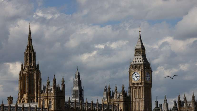 FILE PHOTO: A view of the Houses of Parliament in London