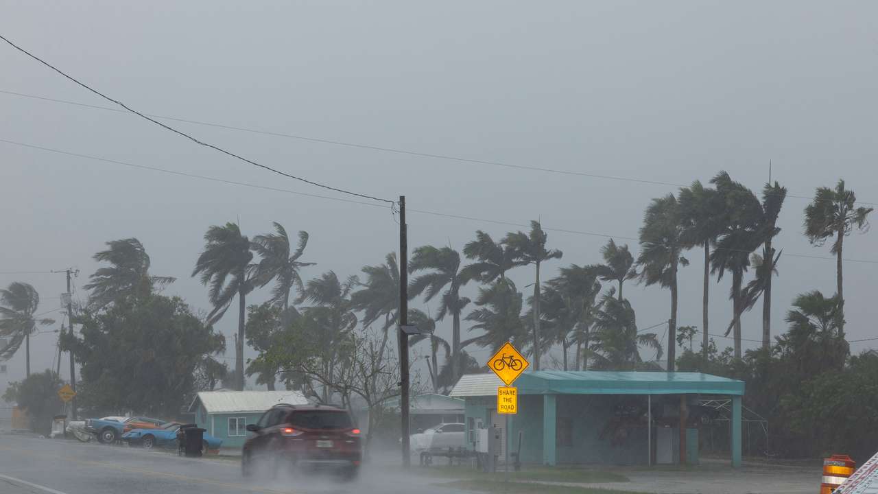 Hurricane Milton approaches Matlacha, Florida