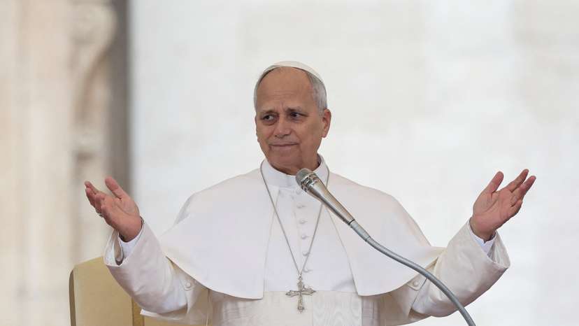 Pope Leo XIV holds a general audience in Saint Peter's Square at the Vatican