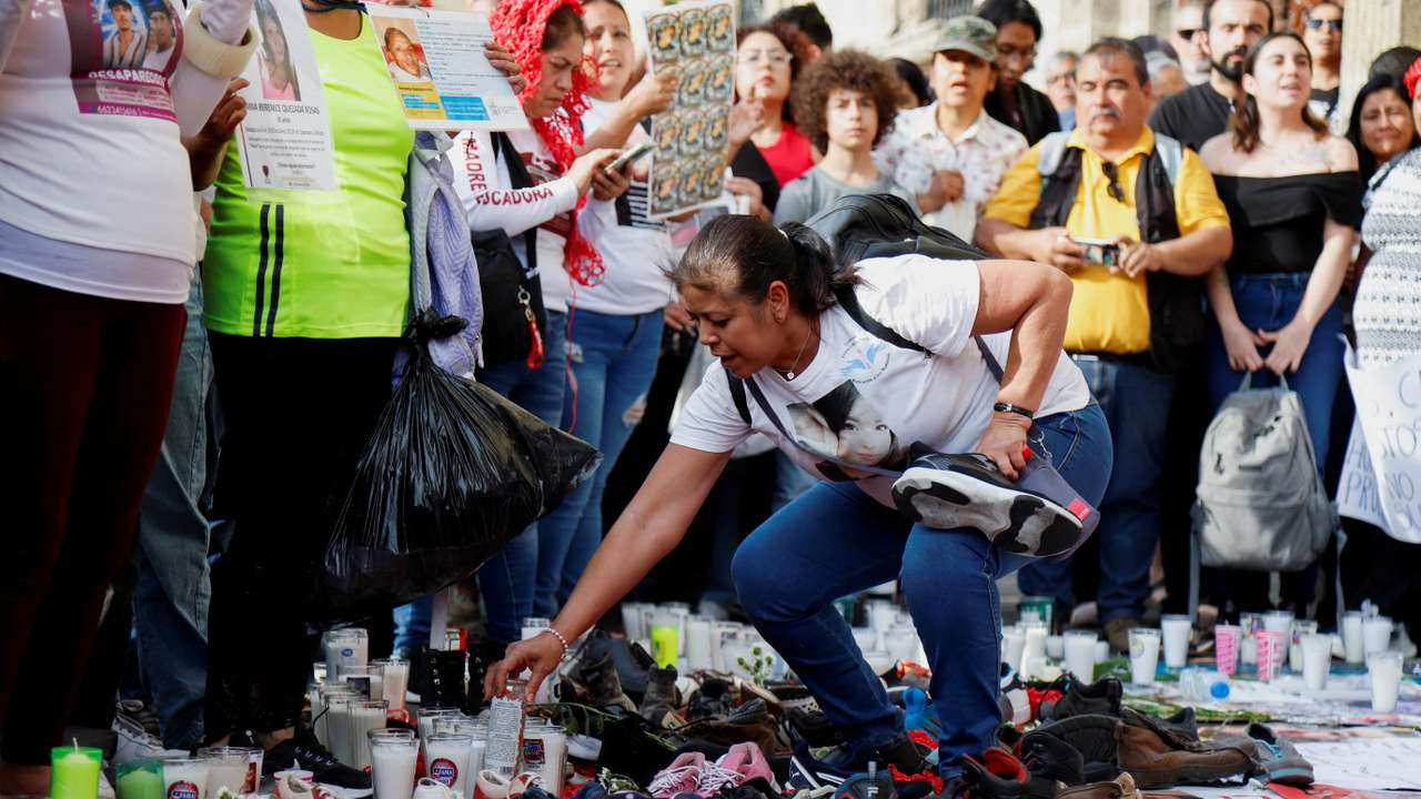 FILE PHOTO: Vigil for victims of a clandestine mass grave recently found in the state of Jalisco