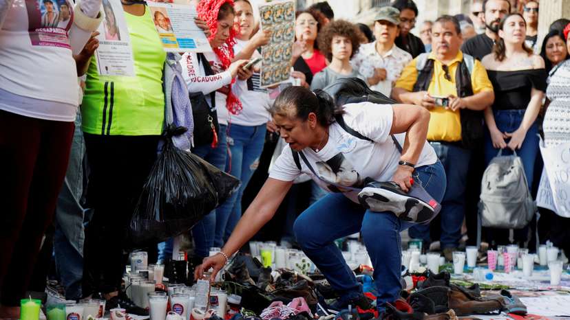 FILE PHOTO: Vigil for victims of a clandestine mass grave recently found in the state of Jalisco