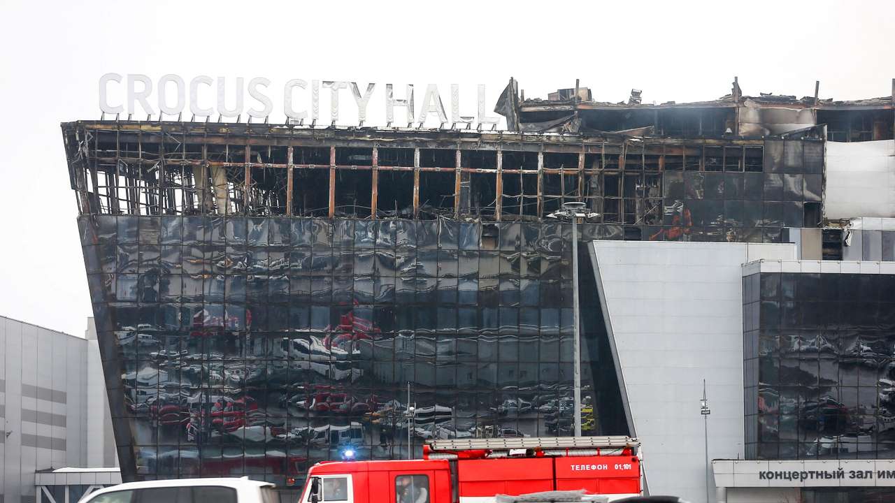 Aftermath of deadly shooting at Moscow concert hall