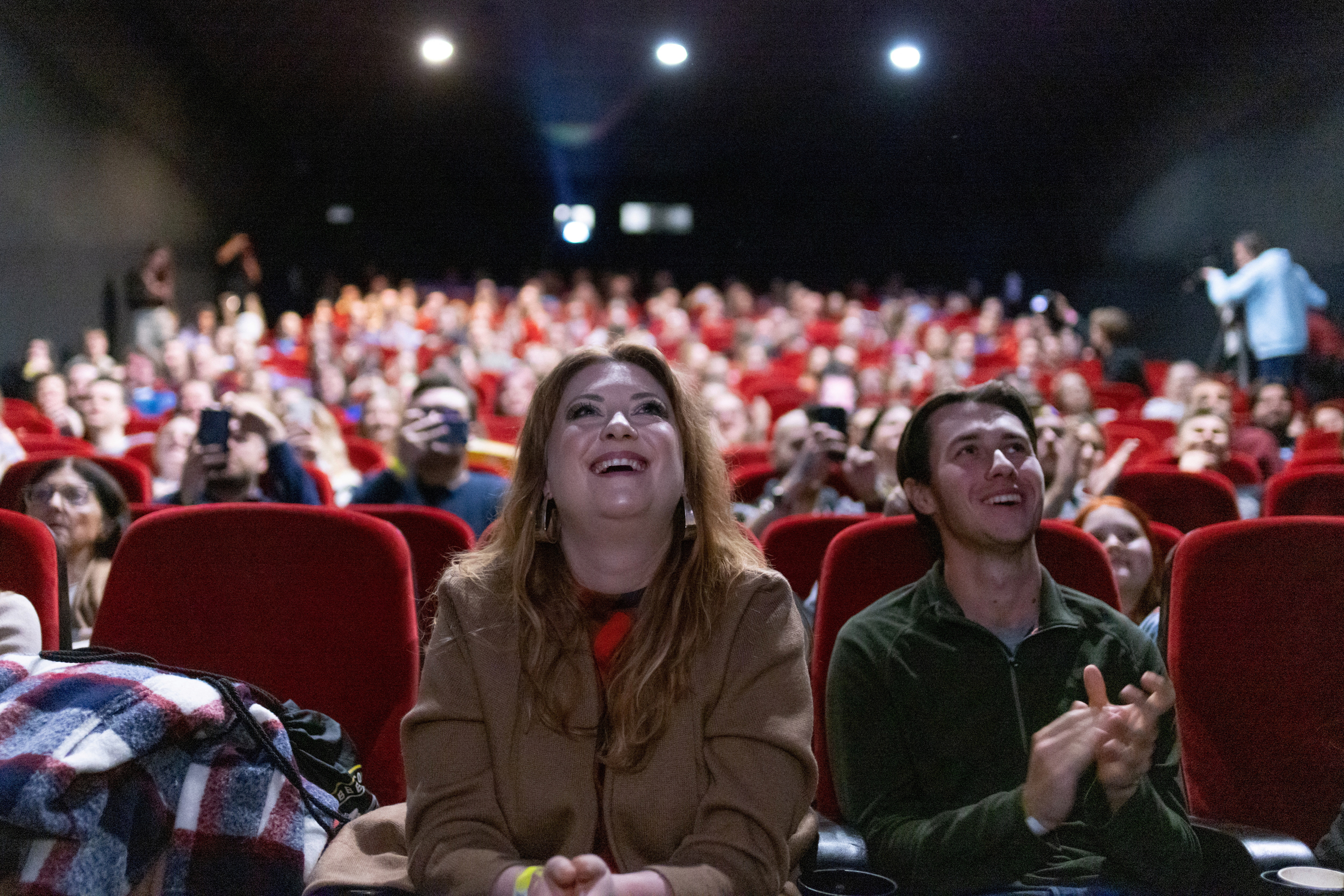 Poles pack Warsaw cinema to see leading man Donald Tusk's rise to power