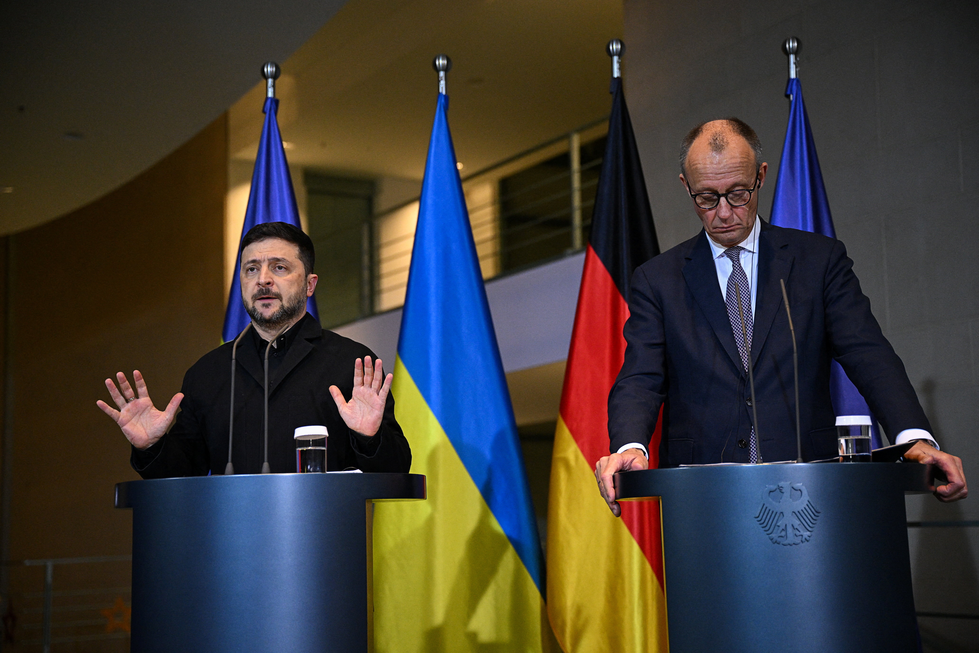 Ukraine's President Volodymyr Zelenskiy visits Berlin