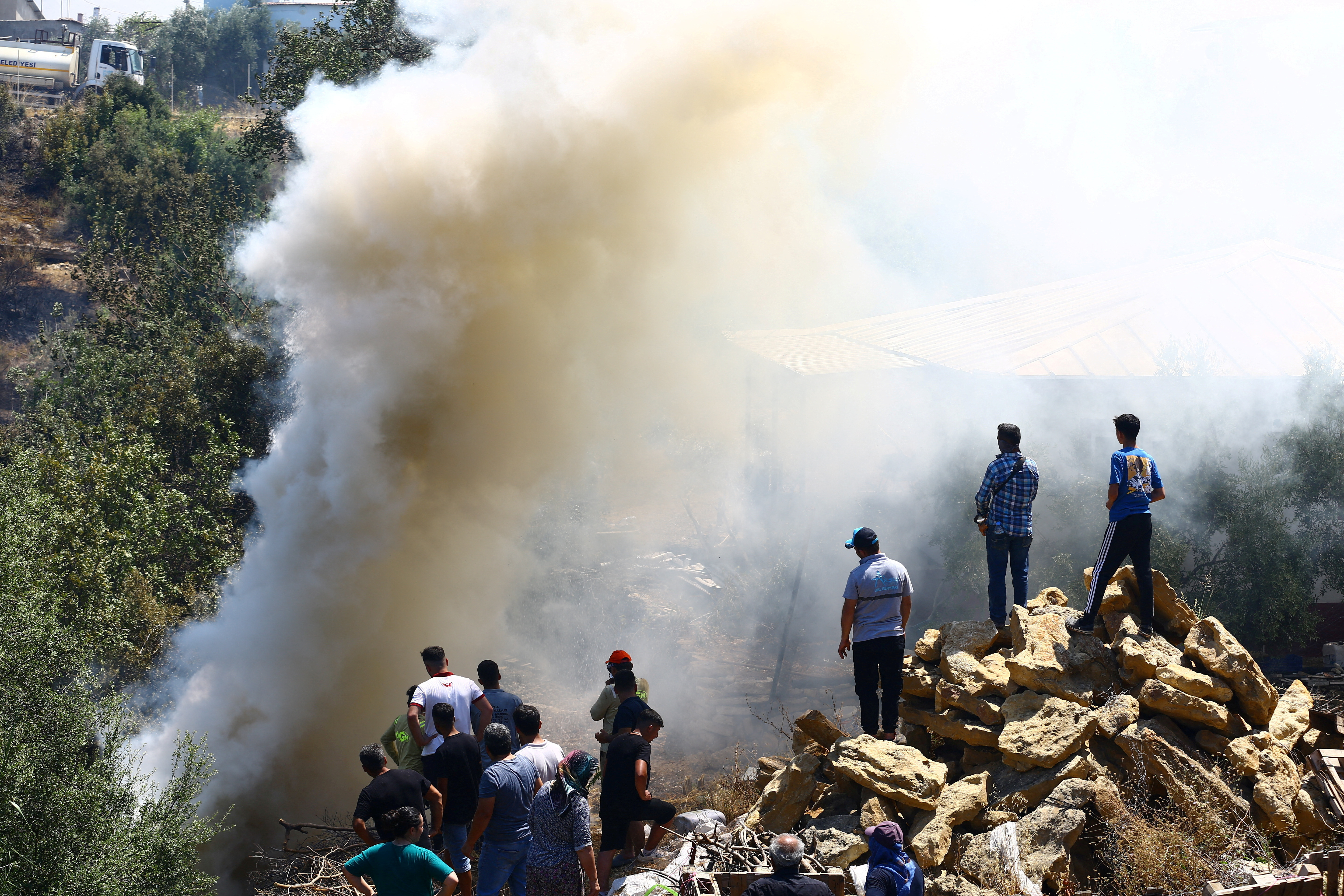 Wildfire in the southern city of Antalya