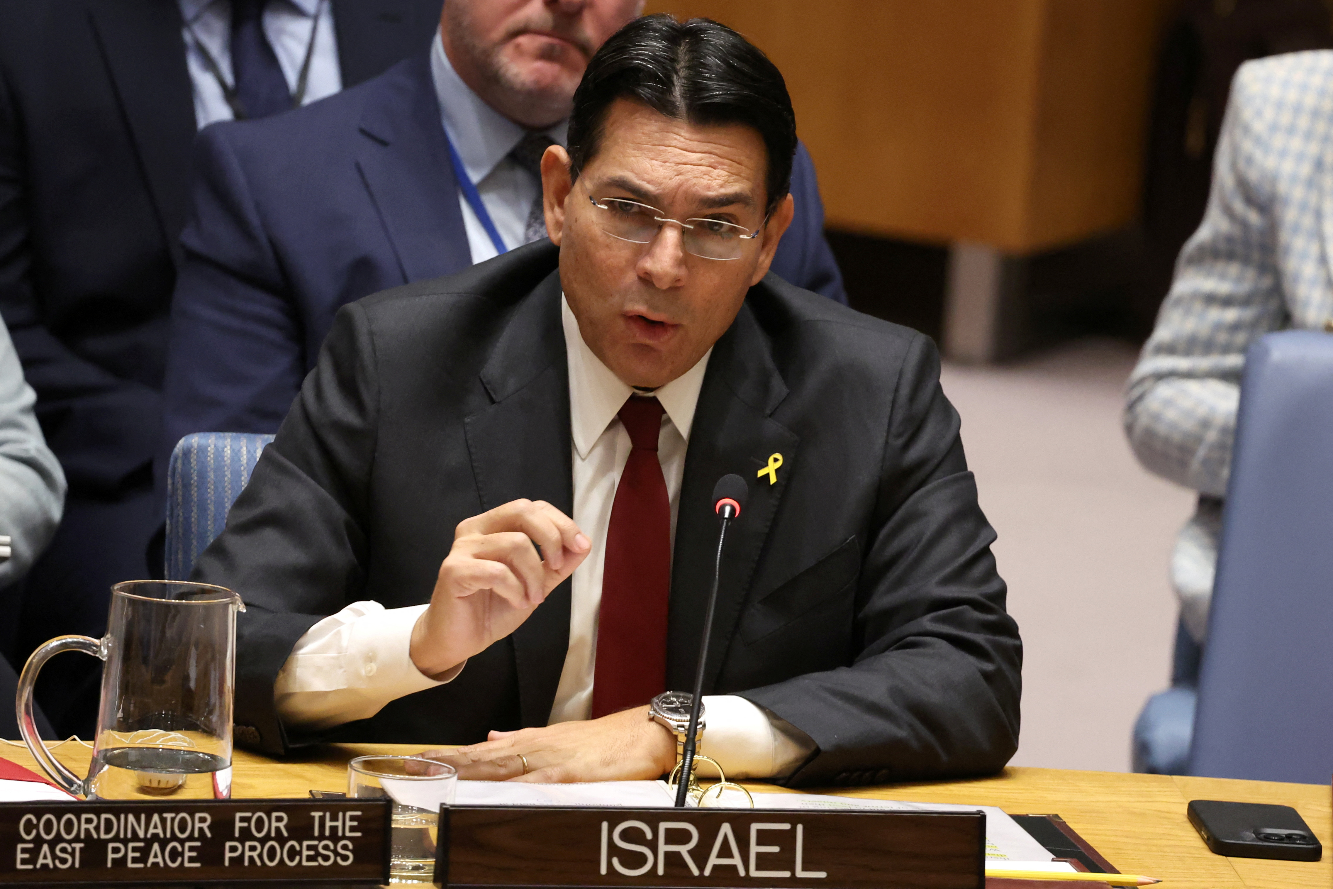 United Nations Security Council meeting on the situation in Gaza, at the U.N. headquarters in New York