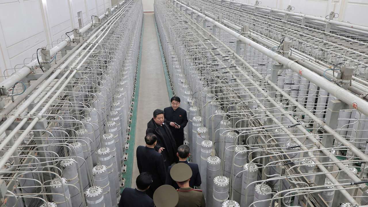 North Korean leader Kim Jong Un visits the country's nuclear material production base
