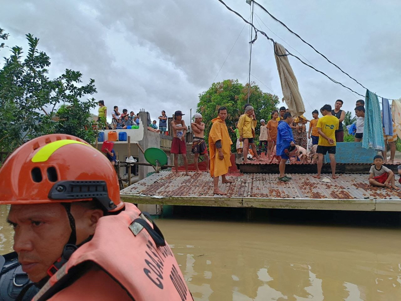 Aftermath of Tropical Storm Trami, in Bicol