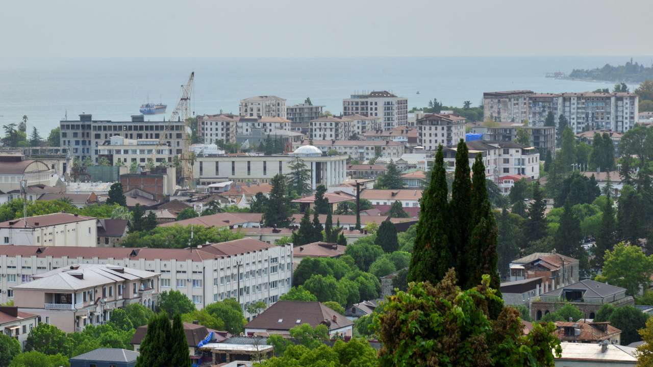 FILE PHOTO: City views of Sukhumi, the capital of Georgia's breakaway region of Abkhazia