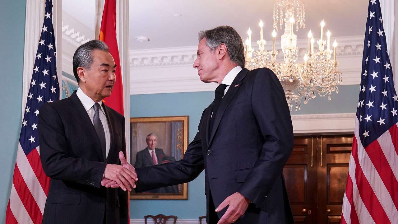 FILE PHOTO: U.S. Secretary of State Blinken meets with Chinese Foreign Minister Wang Yi in Washington