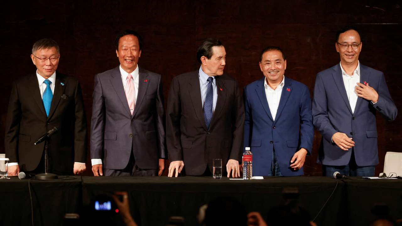 Press conference in Taipei