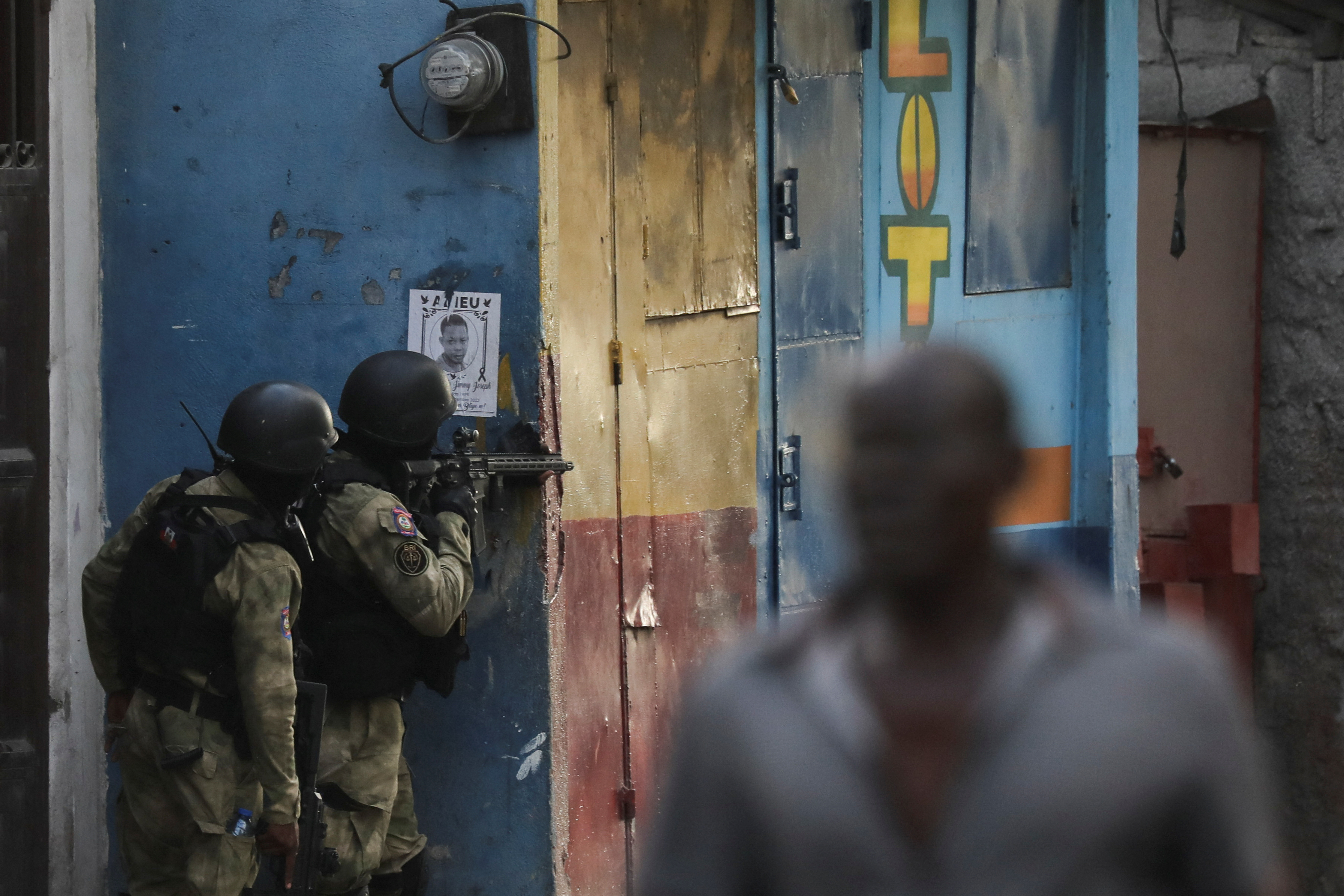 People flee their homes due to gang violence, in Port-au-Prince