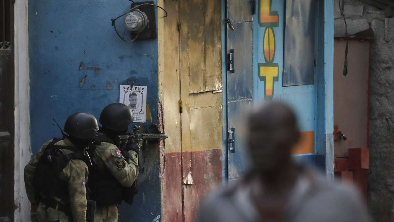 People flee their homes due to gang violence, in Port-au-Prince
