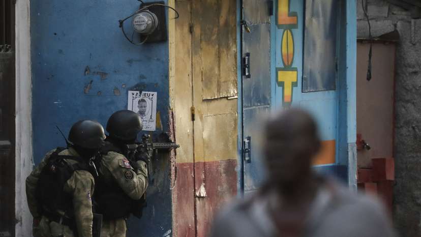 People flee their homes due to gang violence, in Port-au-Prince