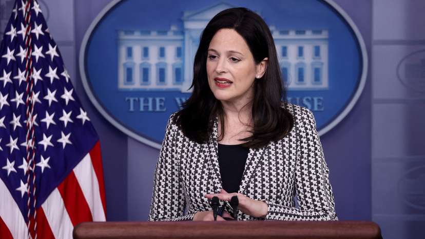FILE PHOTO: White House Deputy National Security Advisor Neuberger addresses cyber security during the daily press briefing at the White House in Washington