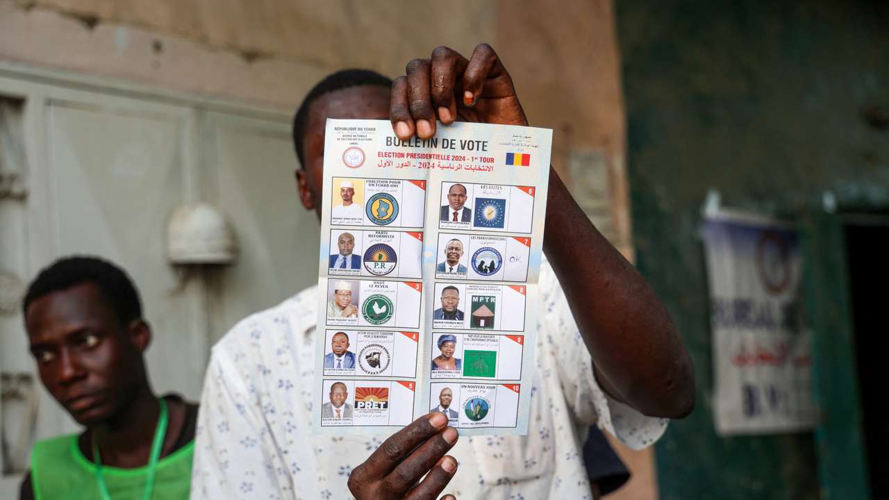 Chadian presidential election, in N'Djamena