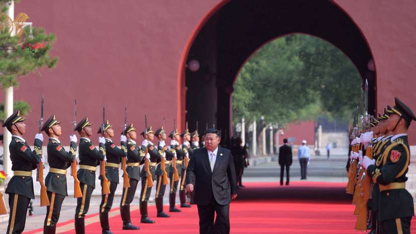 FILE PHOTO: Military parade to mark the 80th anniversary of the end of World War Two, in Beijing